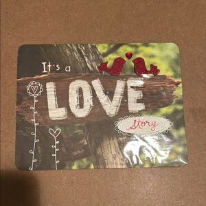 Love Story Decorative Plaque - Multicolor